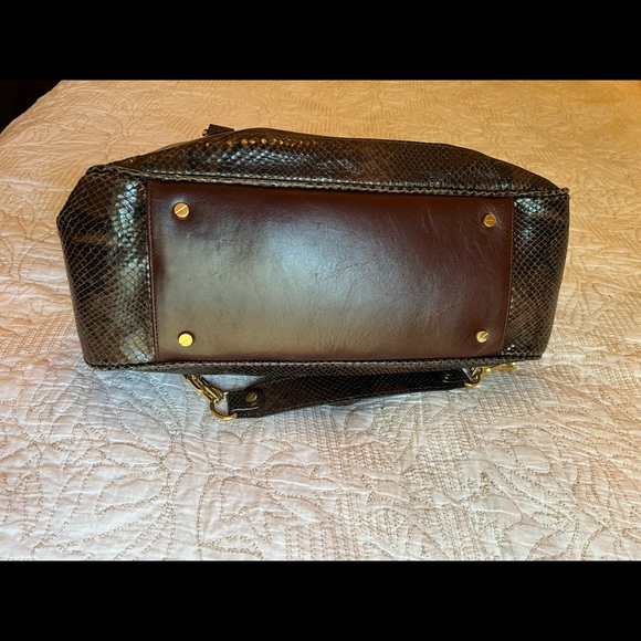 Tory Burch Rare brown lambskin leather handbag - Picture 12 of 17